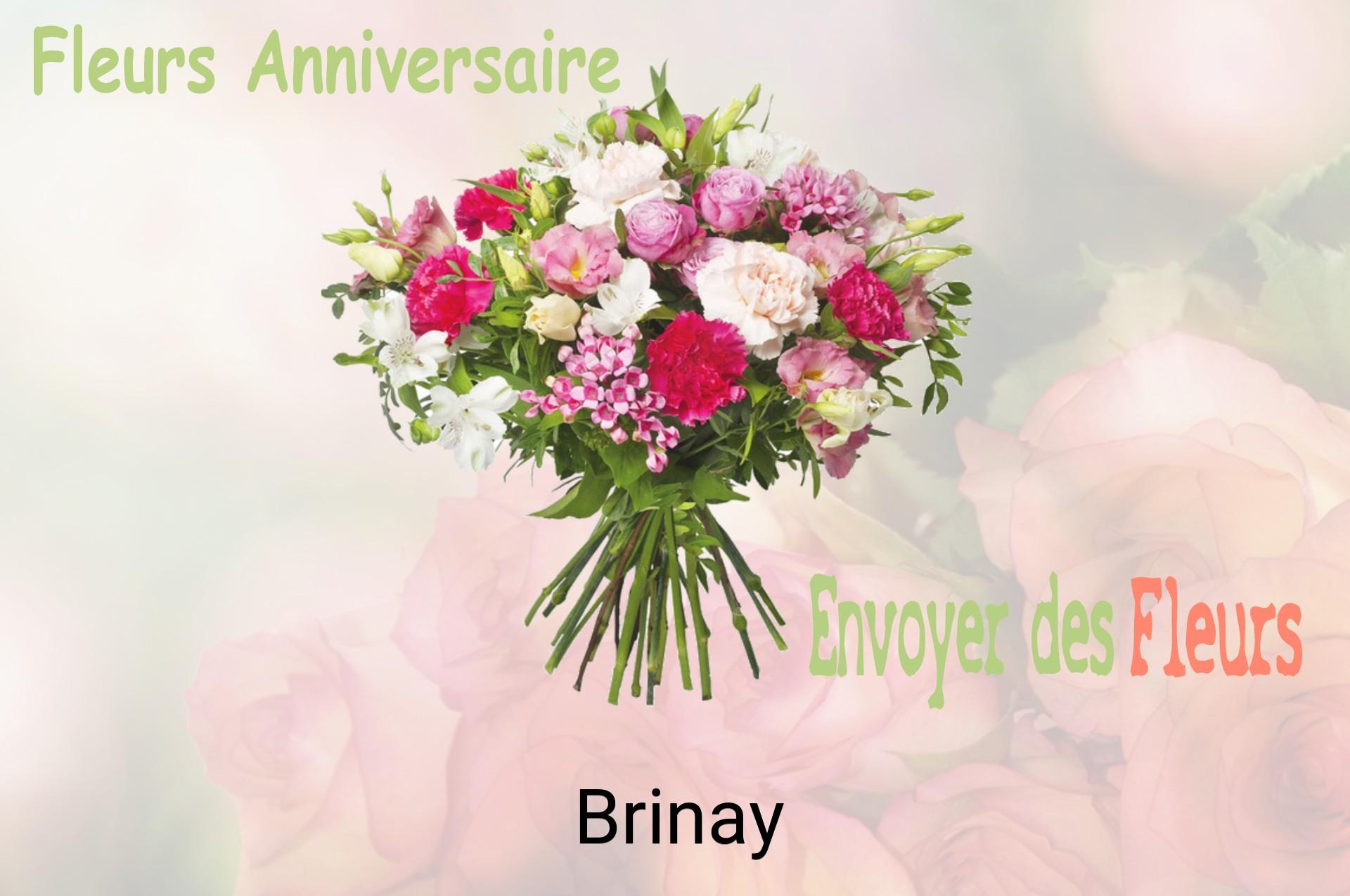 Bouquet de fleurs d’anniversaire livré à Brinay